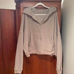Women's Casual Hoodie - Beige